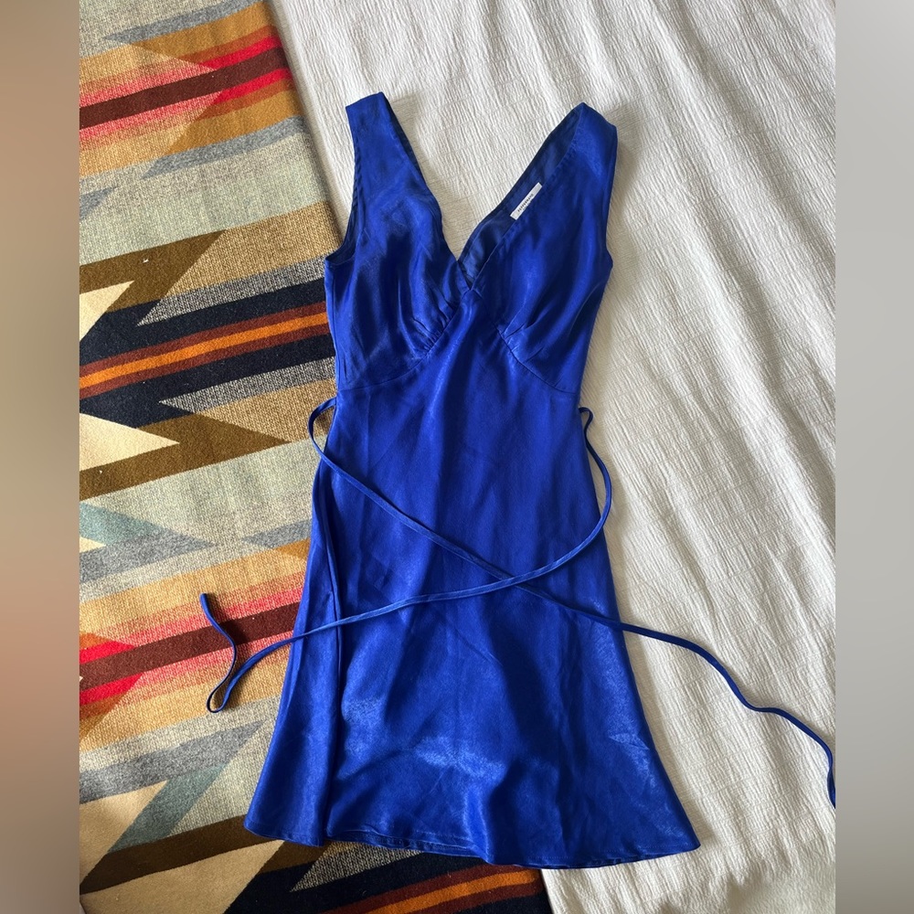 Blue dress!